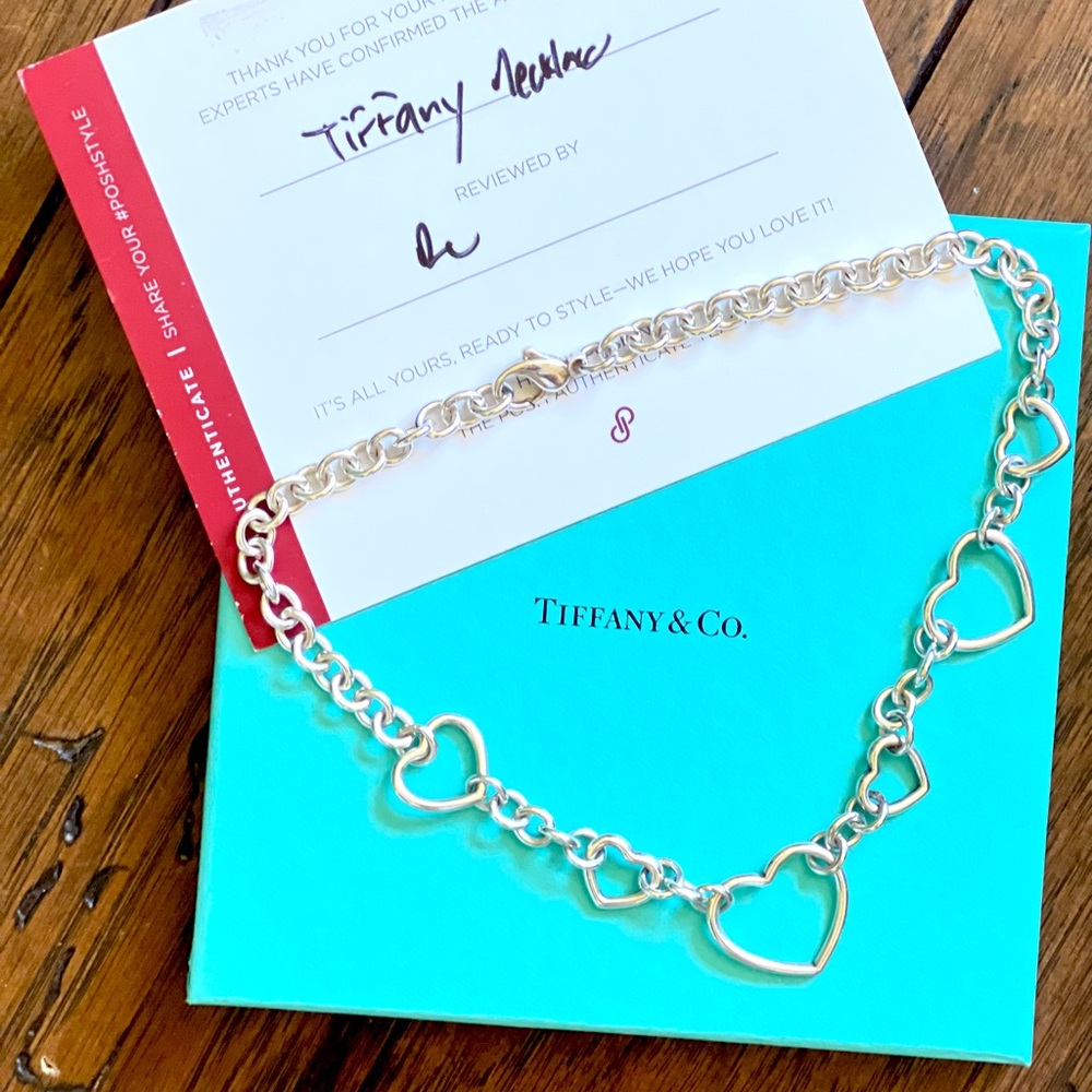 Authentic Tiffany Heart Necklace 16"